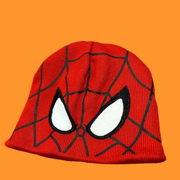 Reversible Little Kids Spider Man Winter Beanie (OS) - Picture 5 of 8